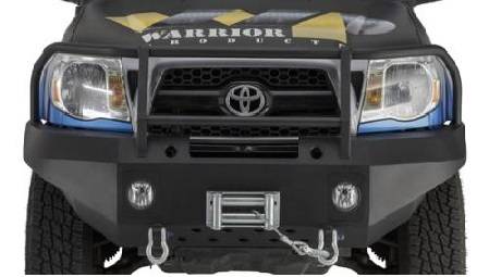 Warrior 2005-2011 Toyota Tacoma Front Winch Bumper With D-Ring Mounts 4520