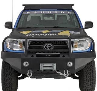 Warrior 2005-2011 Toyota Tacoma Winch Bumper With D-Ring Mounts Brush Guard 4530