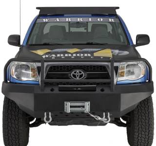 Warrior 2005-2011 Toyota Tacoma Winch Bumper With D-Ring Mounts Brush Guard 4530