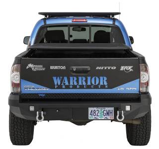 Warrior 2005-2015 Toyota Tacoma Rear Bumper With D-Ring Mounts 4550