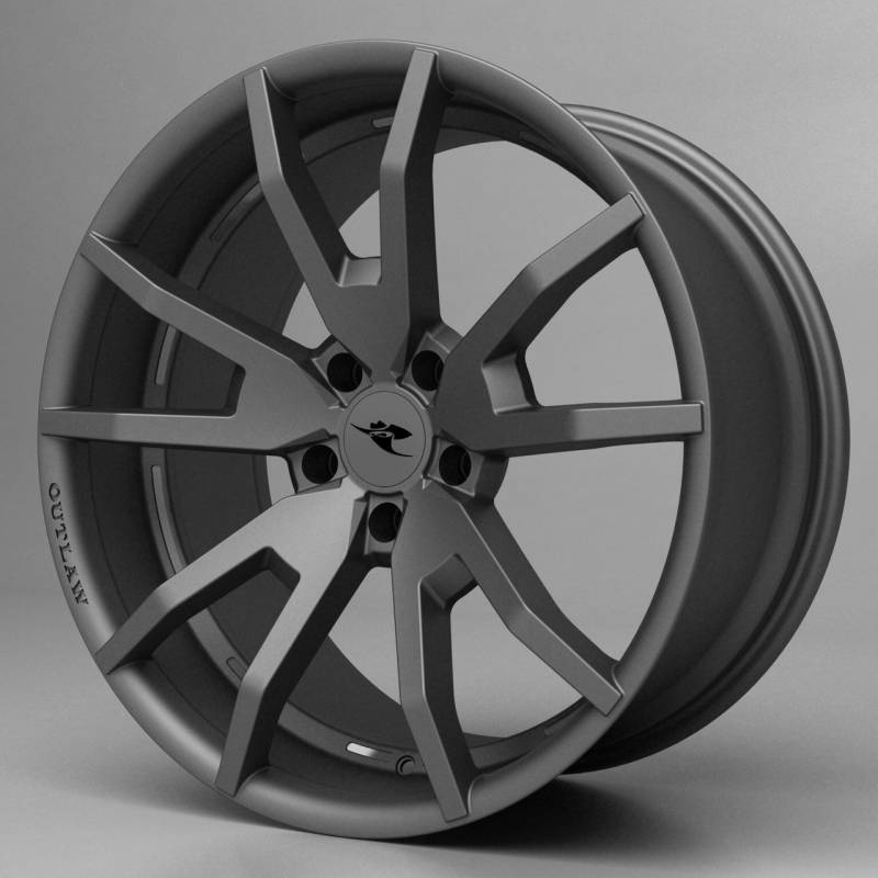 CDC 2015-2017 Ford Mustang Outlaw Wheel 20 x 10 Gunsmoke Gray 1511-3601-38