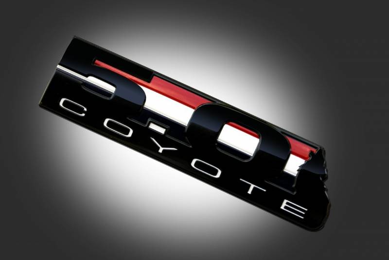 CDC 2011-2016 Ford Mustang GT Emblem  5.0 Coyote Black 1111-3001-01