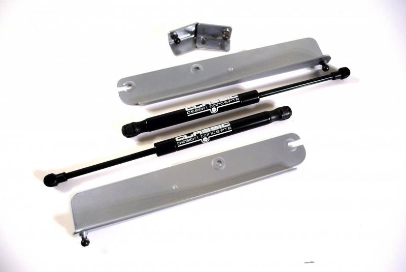 CDC 1999-2004 Ford Mustang Hood Struts Silver 0411-7012-35