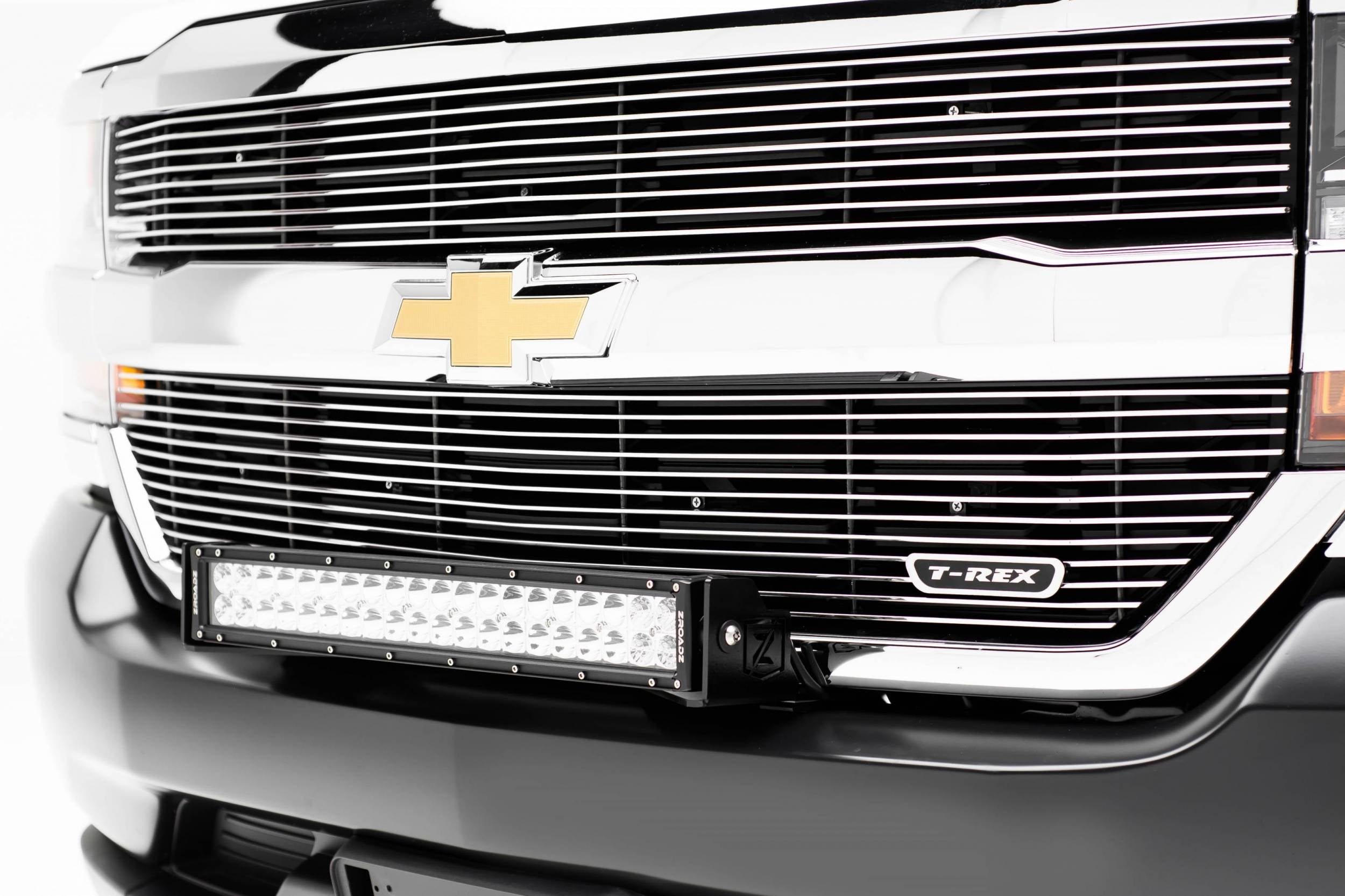 ZROADZ 2016-2018 Chevrolet Silverado 1500 Mount 30 Inch Similar Style LED Light Bar Black Z322082