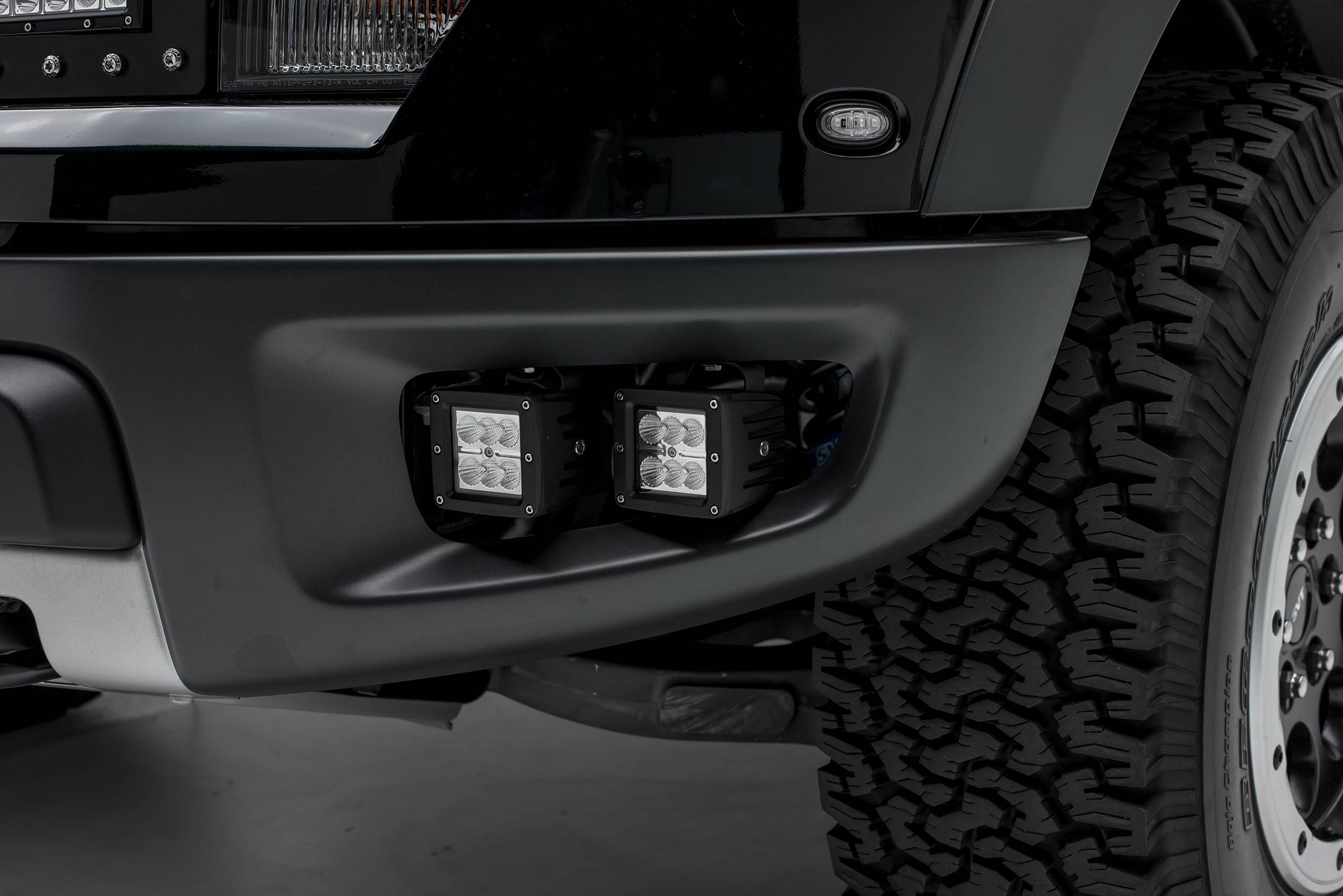 ZROADZ 2010-2014 Ford F-150 Raptor Mount 3 Inch Similar Style LED Pod Lights Black Z325671