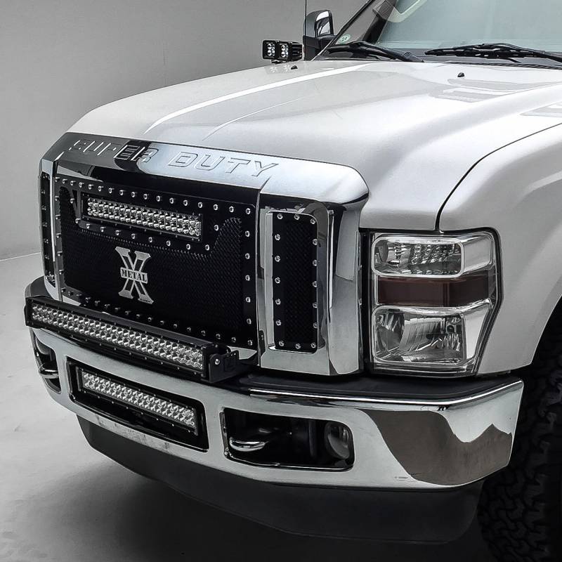 ZROADZ 2008-2010 Ford F-250 F-350 F-450 F-550 20 Inch Similar Style LED Light Bar Black Z325632
