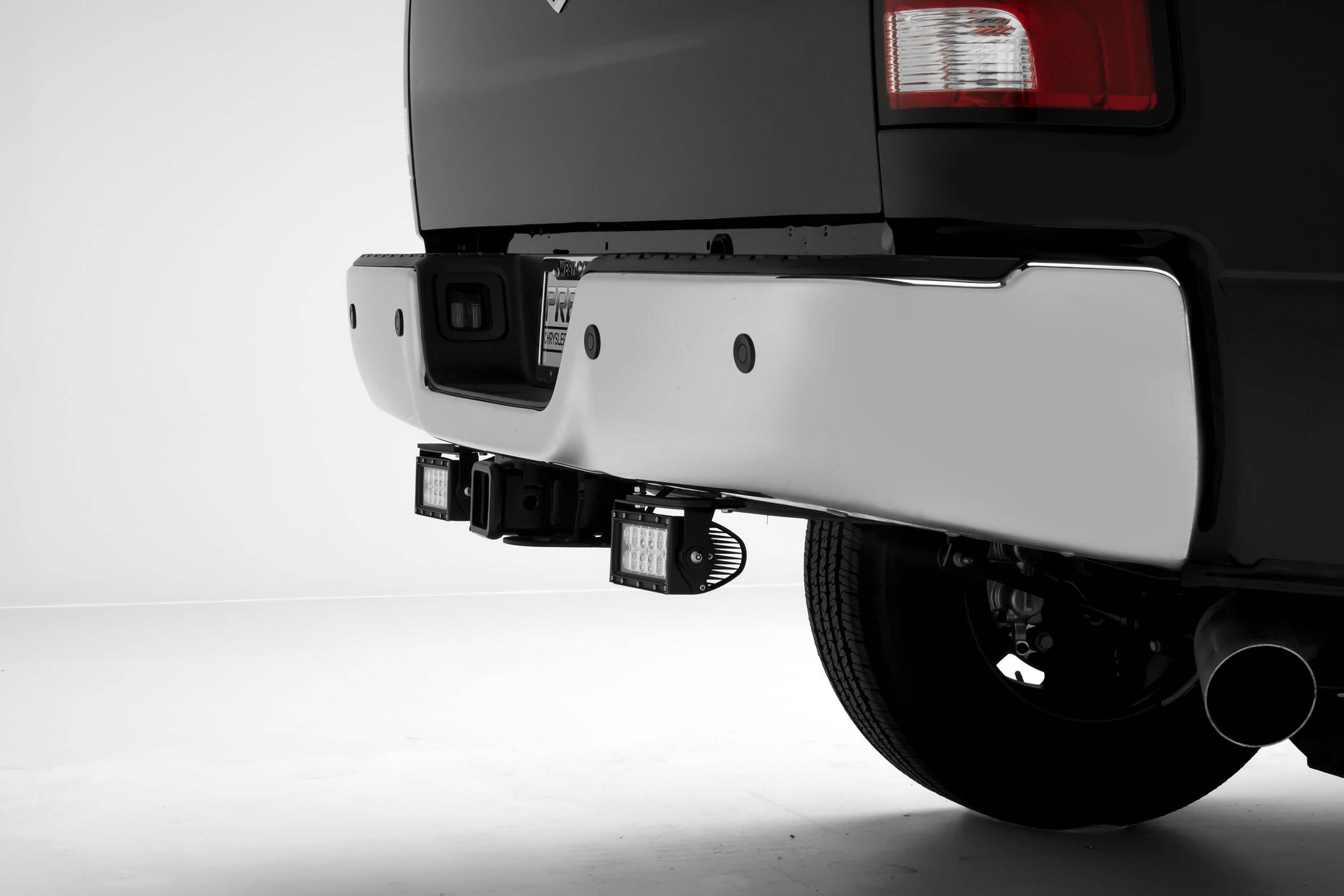 ZROADZ 2009-2018 Dodge Ram 1500 2500 3500 2019-2023 Ram 1500 Classic 8 Inch Light Bracket Opening 6 Inch Similar Style Straight Light Bar Black Z384521