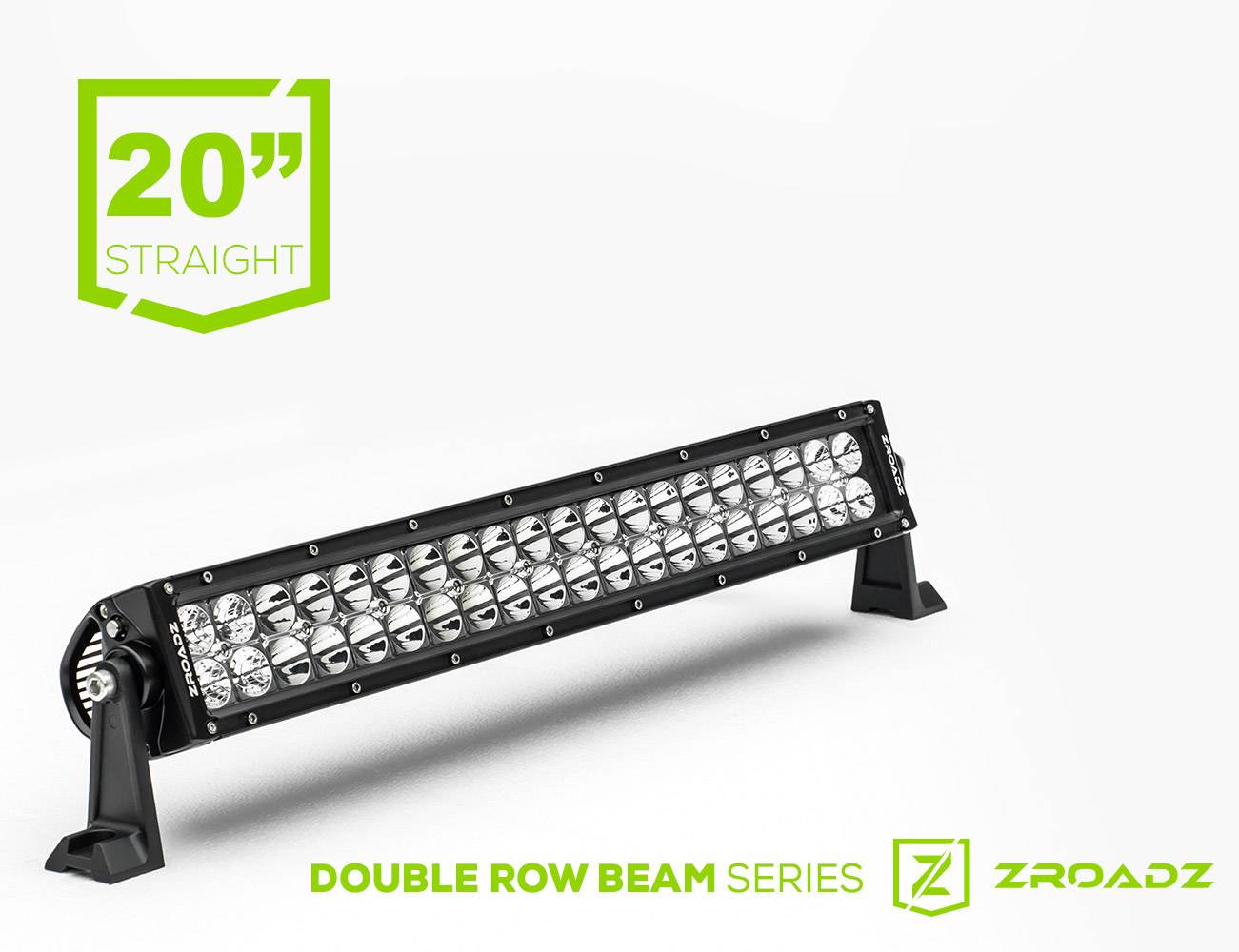 ZROADZ LED Straight Double Row 20 Inch Light Bar Universal Bolt-on Z30BC14W120