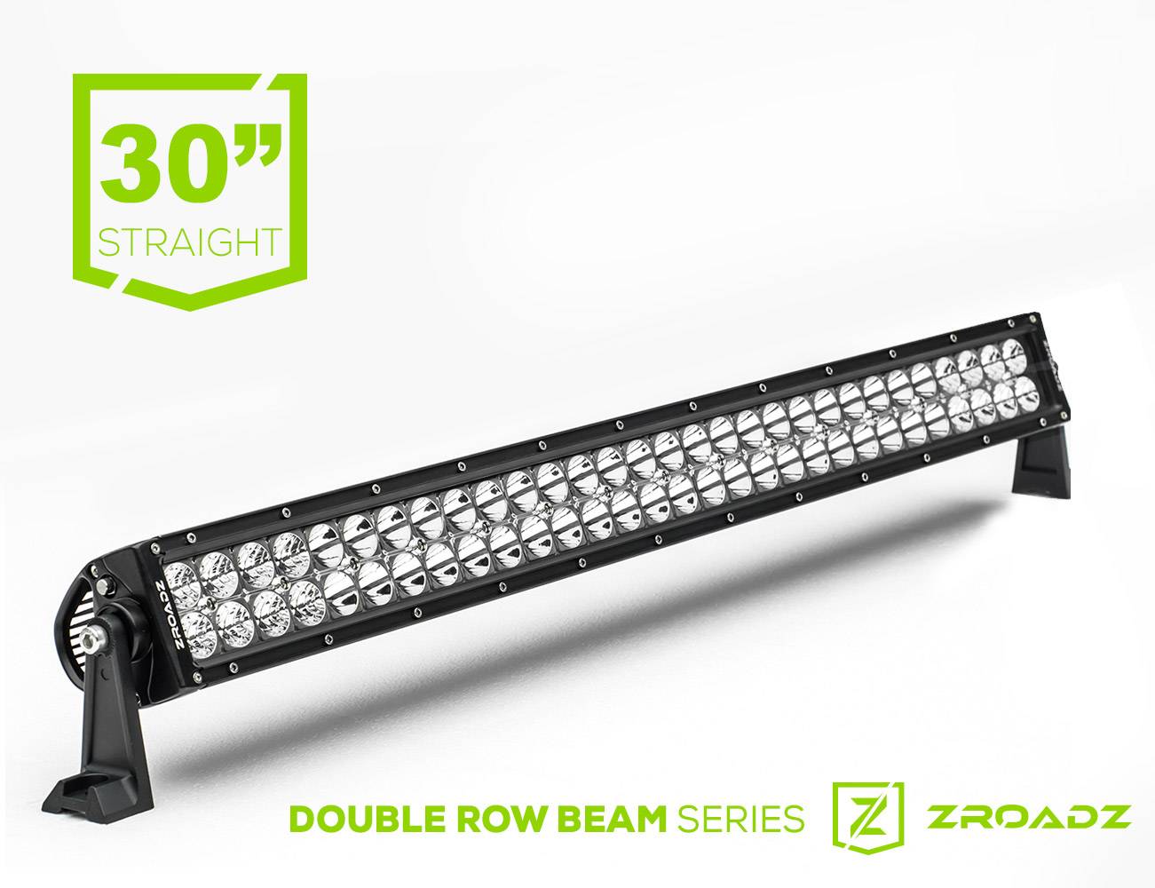 ZROADZ LED Straight Double Row 30 Inch Light Bar Universal Bolt-on No Drilling Required Z30BC14W180