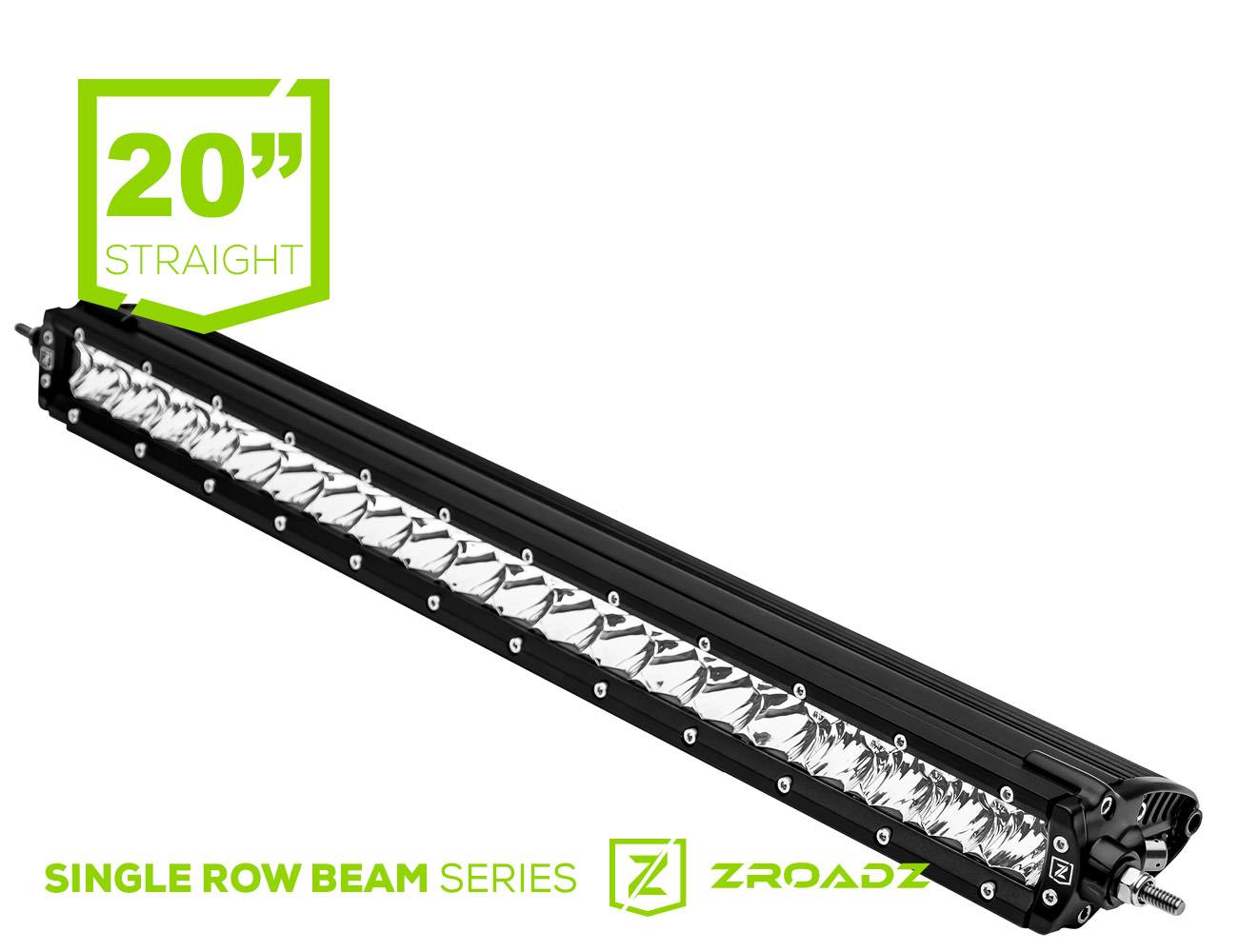 ZROADZ LED Straight Single Row 20 Inch Bolt-on Universal Slim Light Bar Z30S1-20-P7EJ