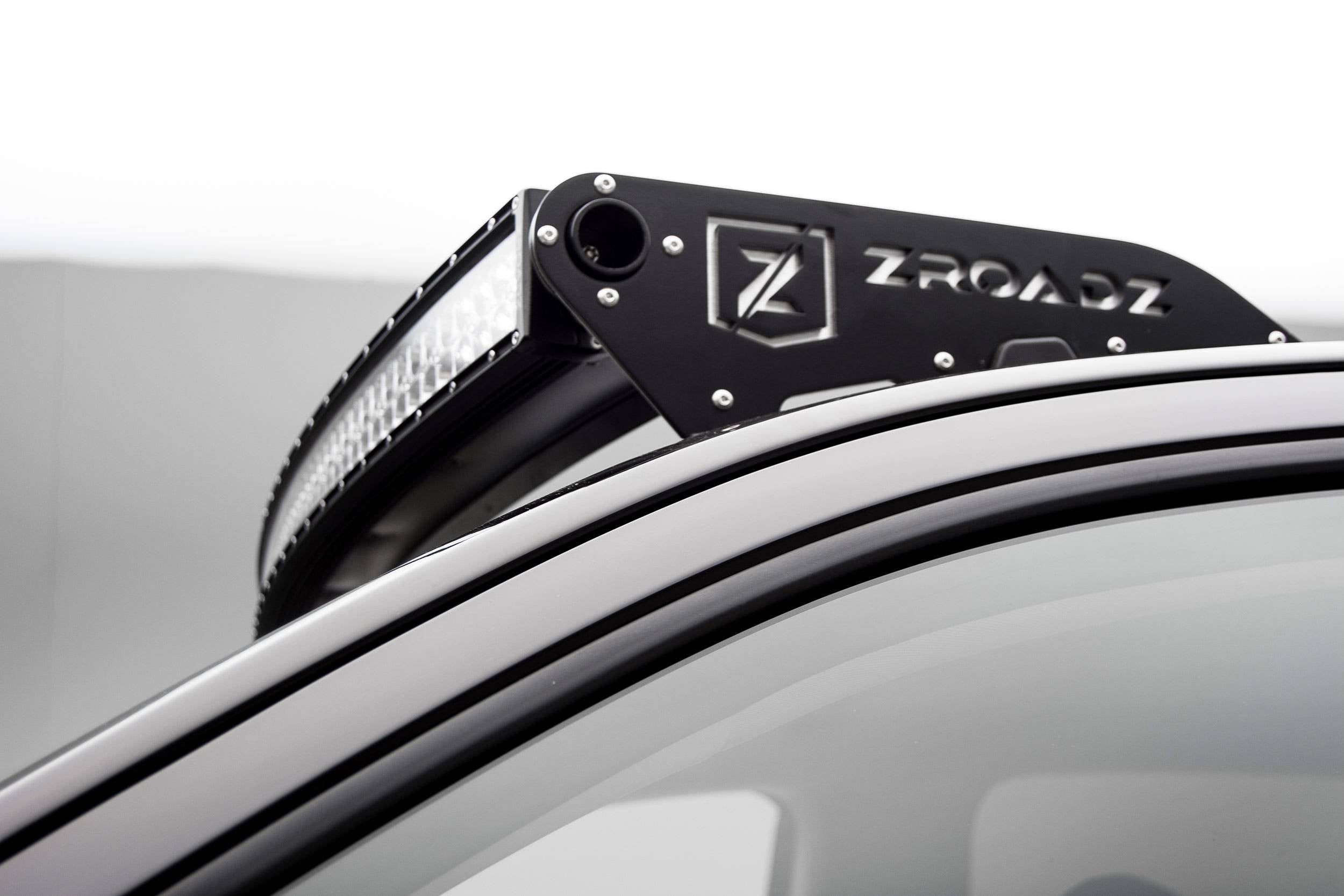 ZROADZ 2015-2022 Chevrolet Colorado 2015-2023 GMC Canyon 40 Inch Front Roof Bracket Black Curved LED Light Bar Z332671