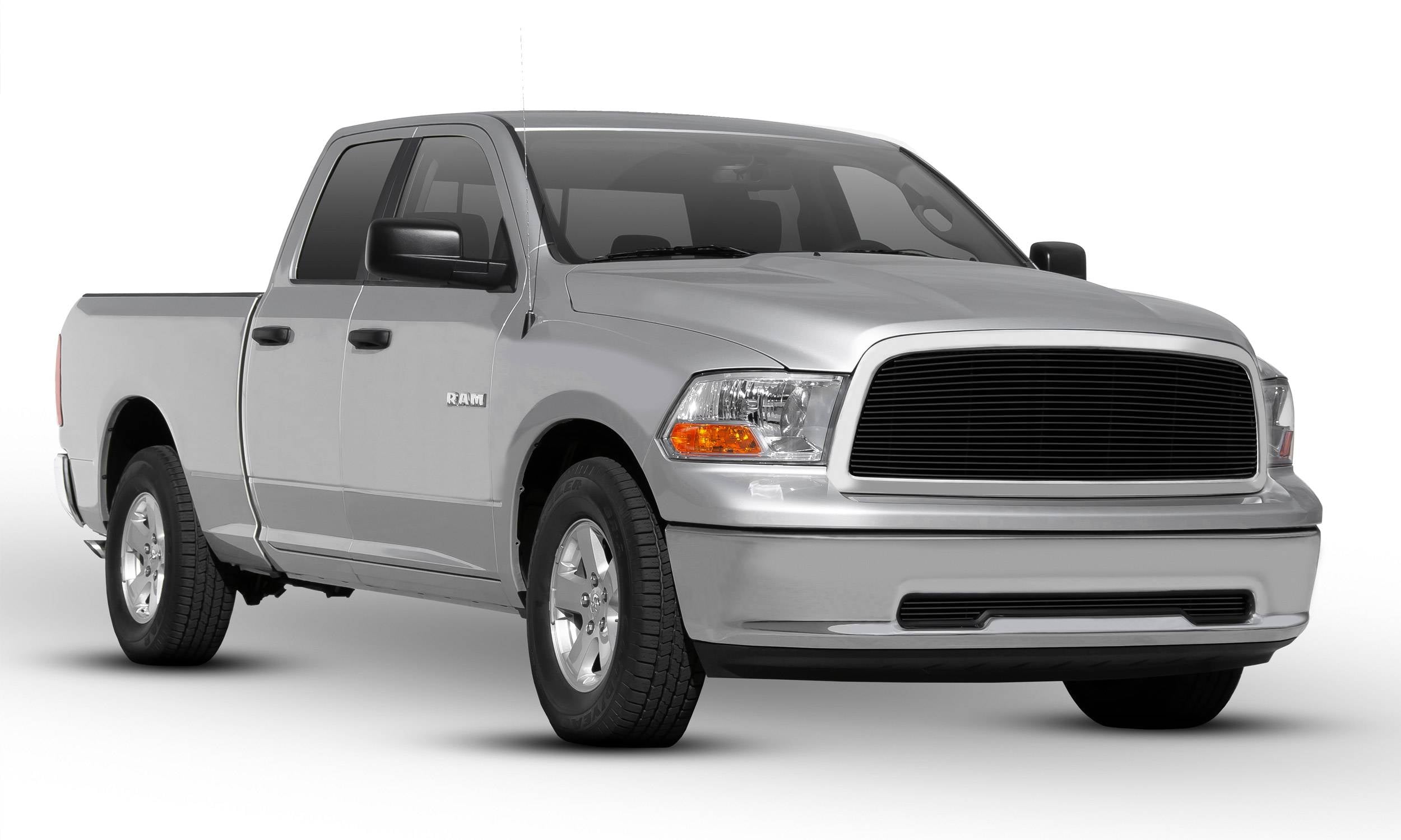 T-Rex 2009-2012 Dodge Ram 1500 Aluminum 1 Pc Insert Horizontal Billet Grille Black No Studs 20457B