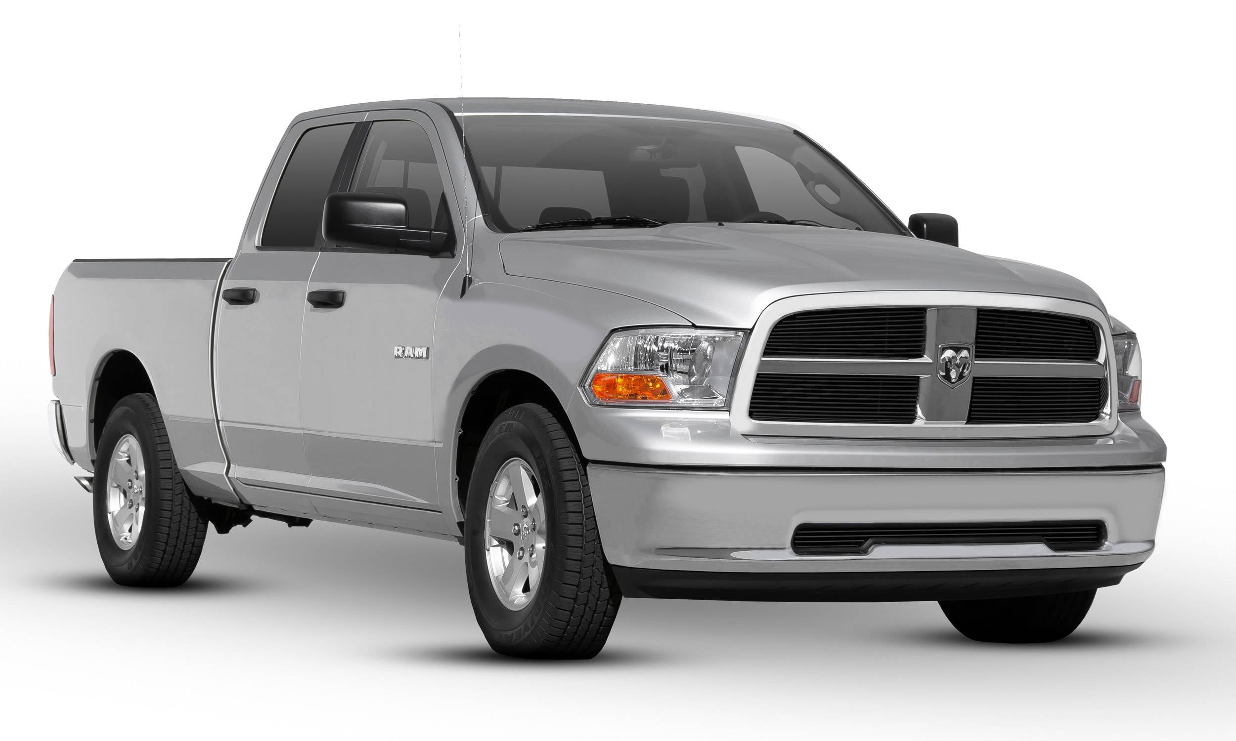 T-Rex 2009-2012 Dodge Ram 1500 Aluminum 4 Pc Overlay Horizontal Billet Grille Black No Studs 21456B