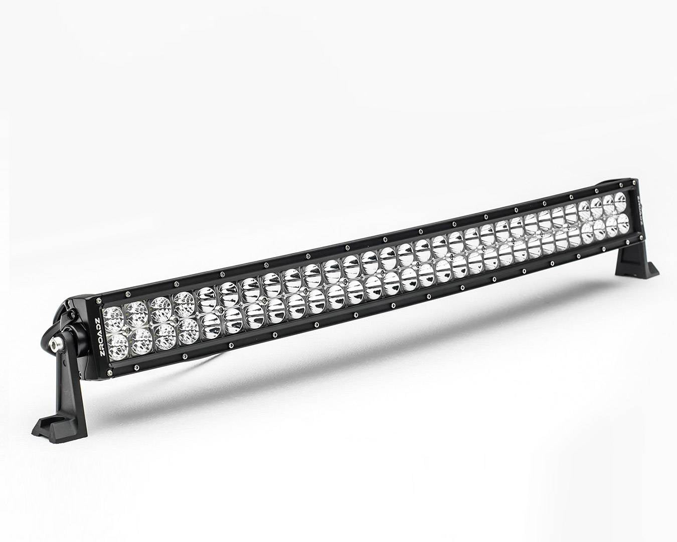 ZROADZ LED Curved Double Row 30 Inch Light Bar Universal Bar Bolt-on No Drilling Required Z30CBC14W180