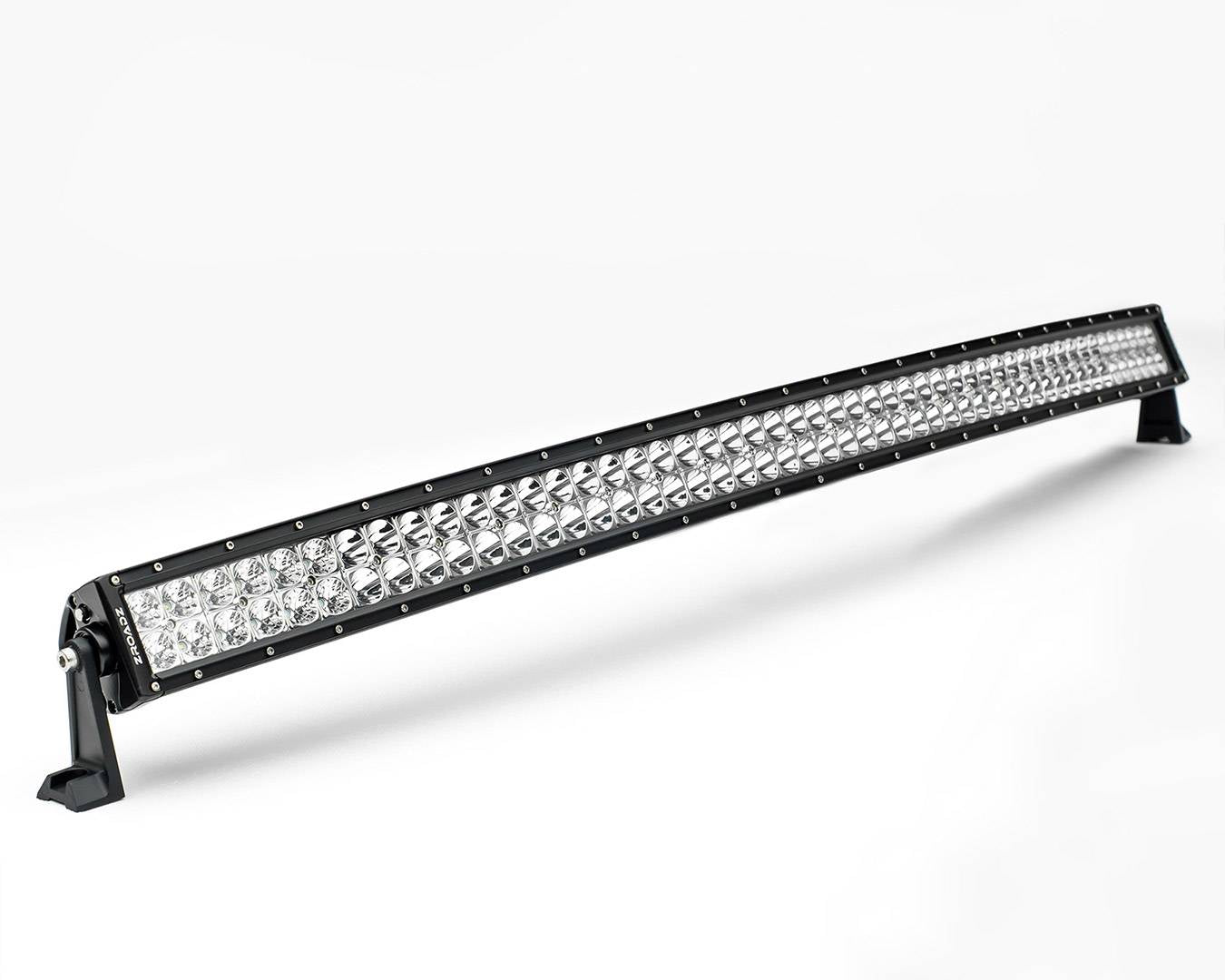 ZROADZ LED Curved 52 Inch Universal Bolt On No Drilling Required Double Row Light Bar Z30CBC14W300