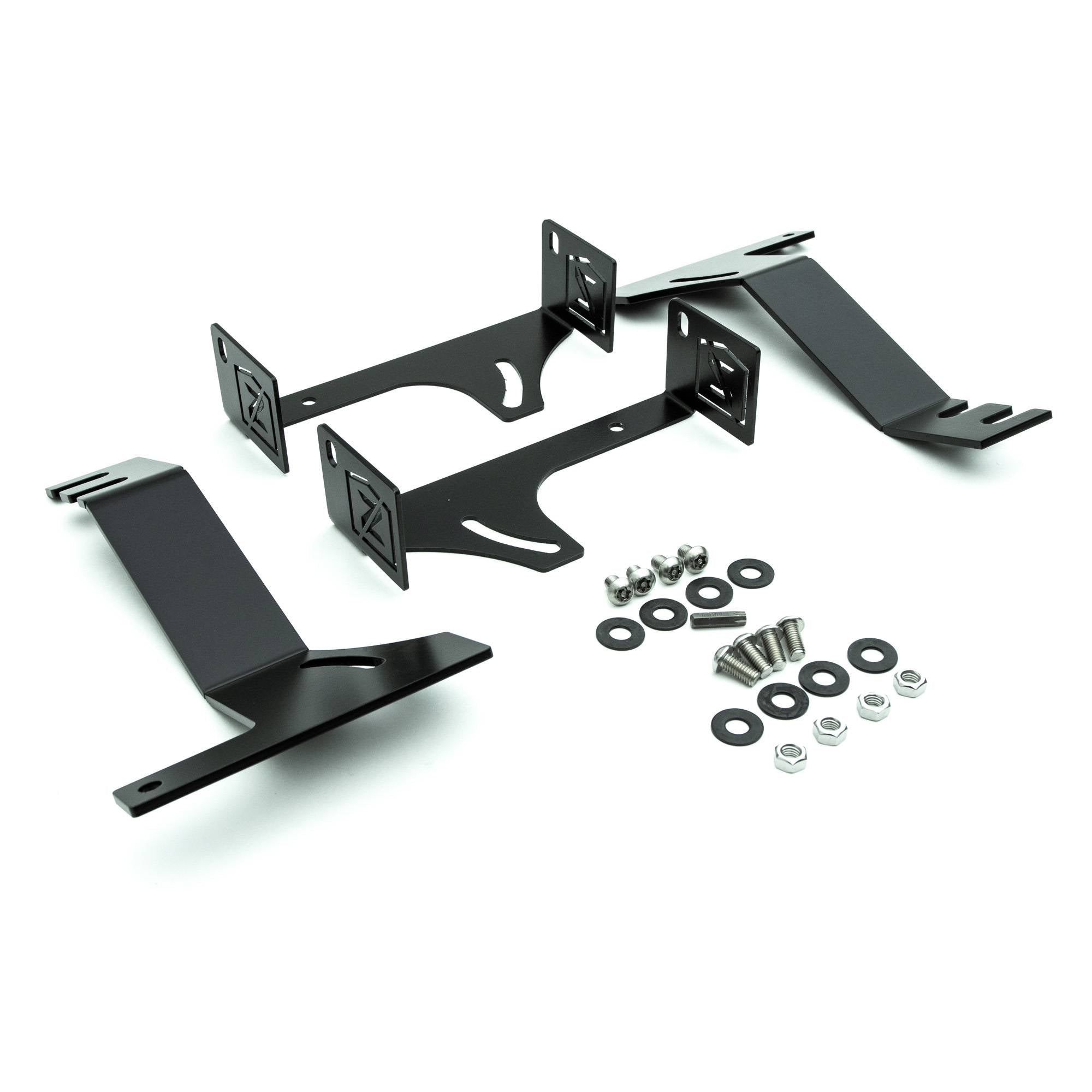 ZROADZ 2016-2019 Nissan Titan Mount Swivel Adjustment 8 Inch Light Bracket Opening 6 Inch Similar Style Straight Light Bar Black Z387581