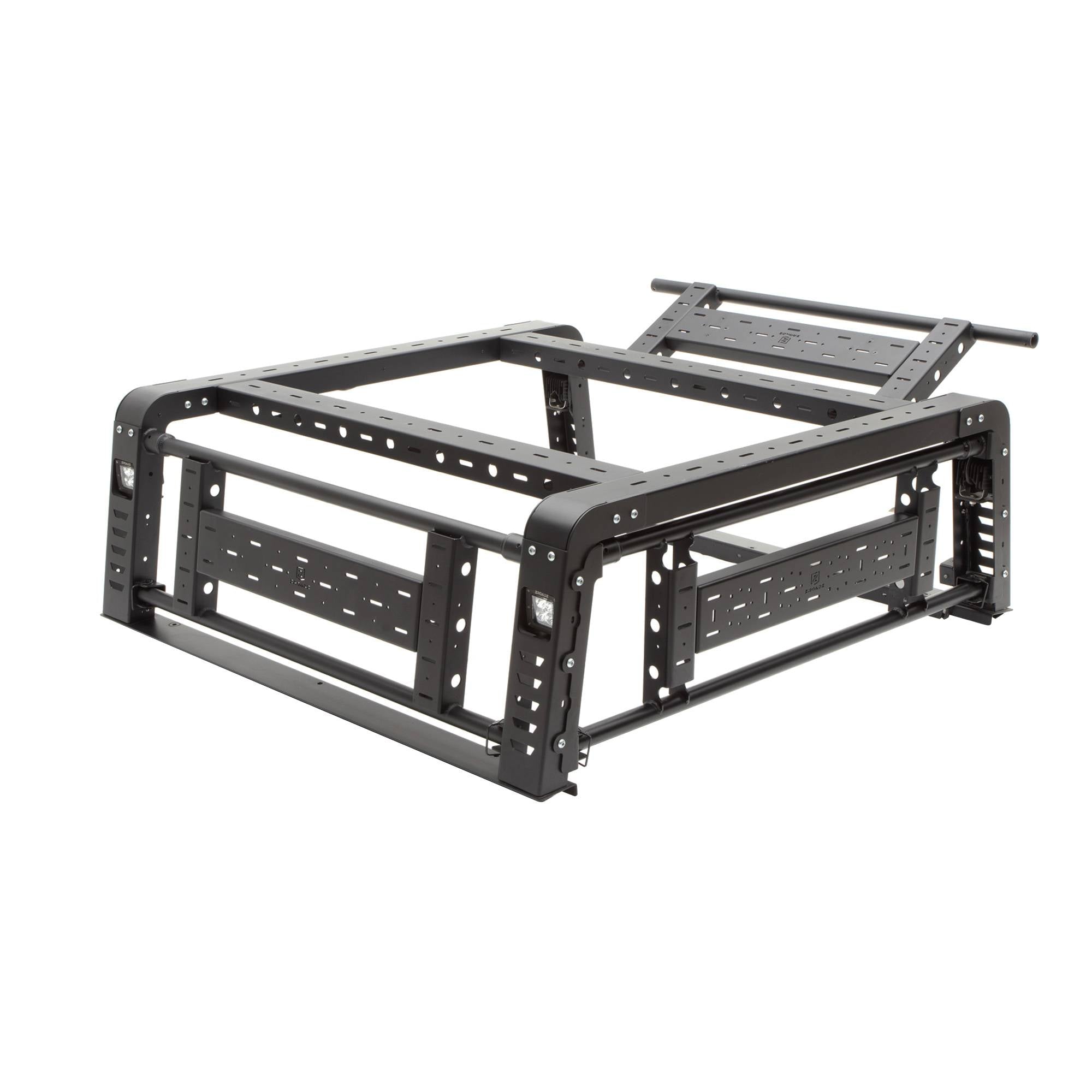 ZROADZ 2019-2023 Ford Ranger 3 Inch Overland Access Rack Black LED Pod Lights Wiring Harness Z835201