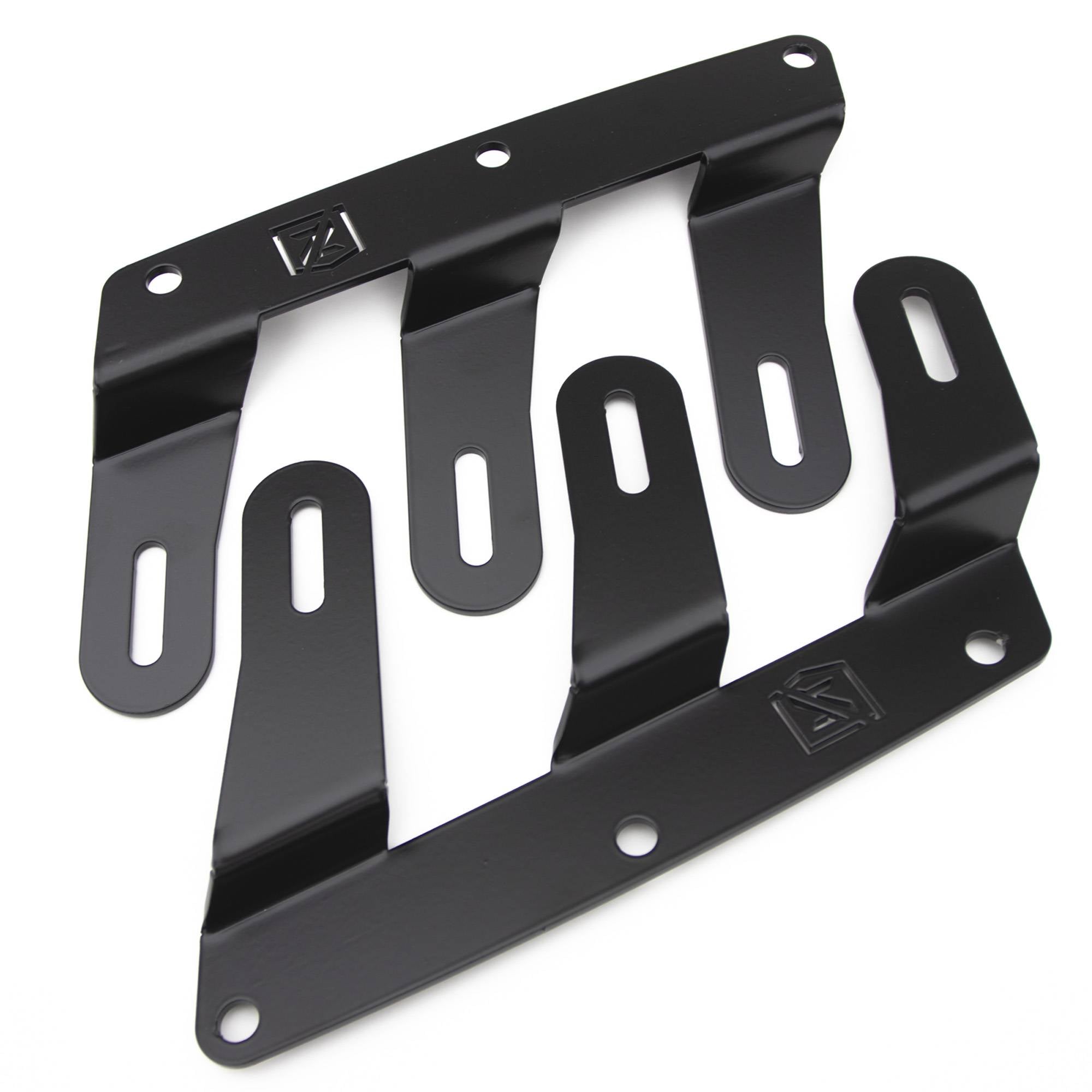 ZROADZ 2021-2024 Ford Bronco 3 Inch Front Bumper OEM Fog LED Bracket Black LED Pod Lights Z325401