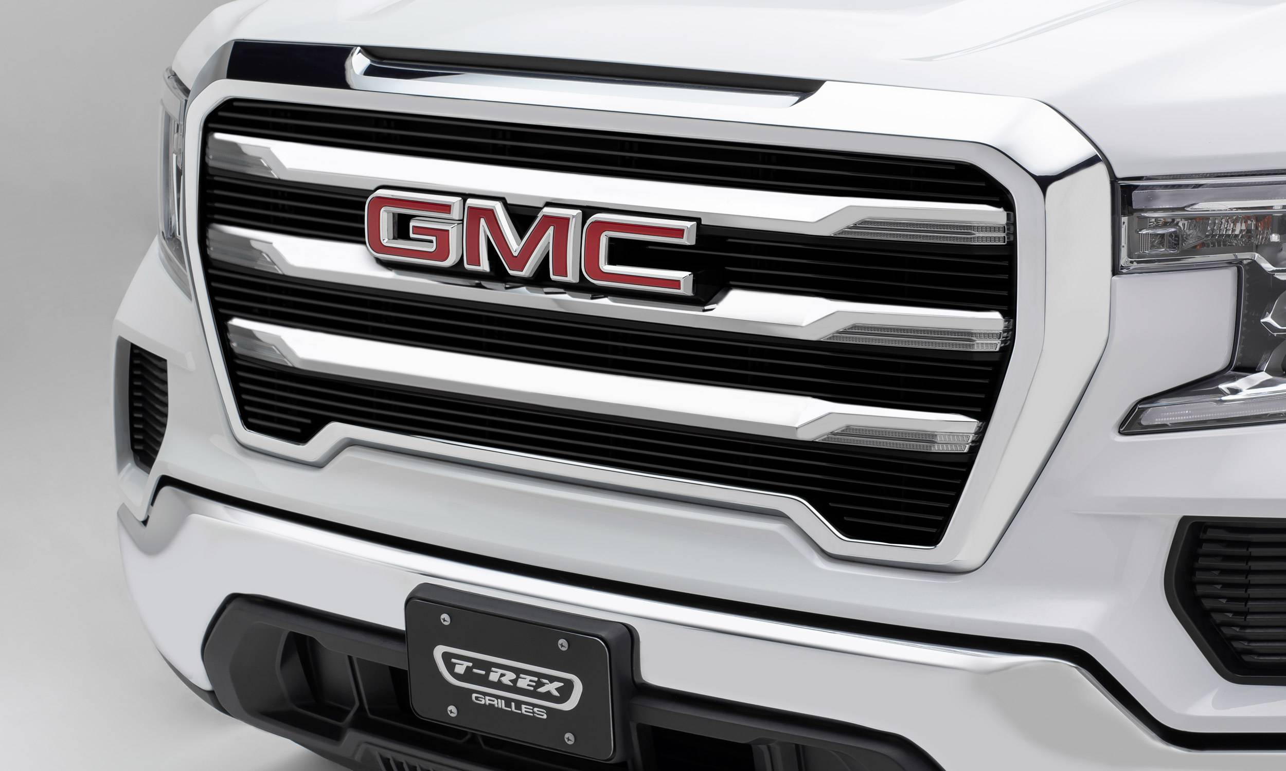 T-Rex 2019-2022 GMC Sierra 1500 2022 Sierra 1500 Limited Aluminum 5 Pc Overlay Horizontal Billet Grille Black No Studs 21213B