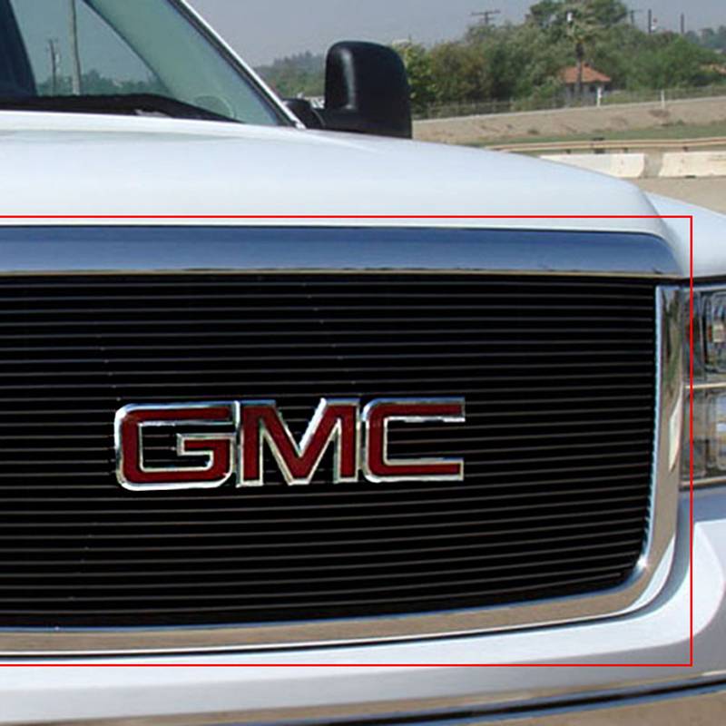 T-Rex 2007-2010 GMC Sierra 2500 3500 Billet Grille Insert & Overlay Bolt On Black 21206B