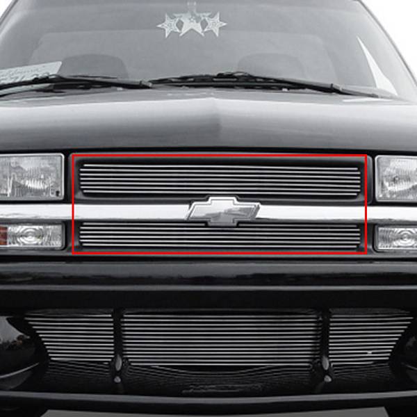 T-Rex 1998-2005 Chevrolet S10 Blazer Billet Grille Overlay Bolt On Polished 21276