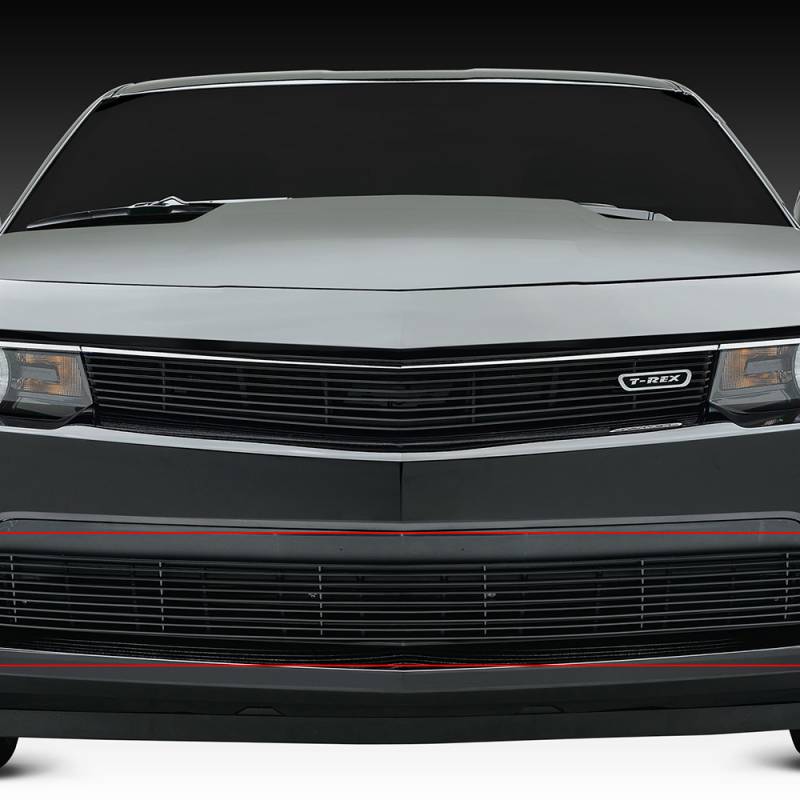 T-Rex 2014-2015 Chevrolet Camaro RS Billet Grille Bumper Overlay 1 Pc Black 25031B