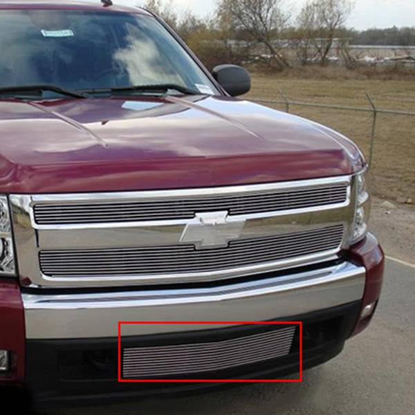 T-Rex 2007-2013 Chevrolet Silverado 1500 2007-2010 2500 3500 HD Bumper Billet Grille Insert 25110
