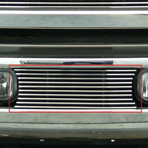 T-Rex 2005-2007 Ford F-250 F-350 Super Duty Bumper Billet Grille Insert Bolt On Polished 25562