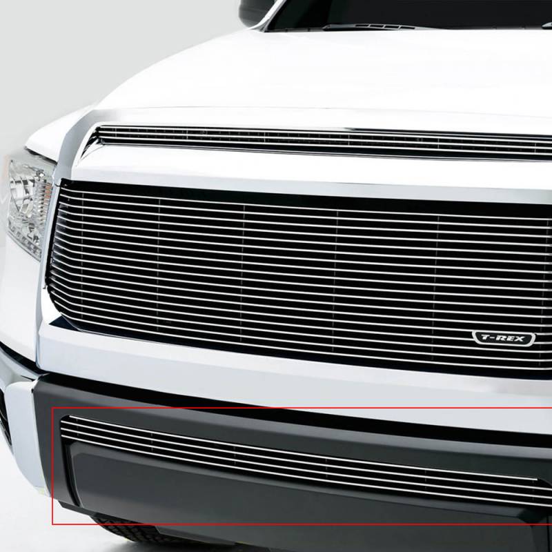 T-Rex 2014-2021 Toyota Tundra Billet Grille Bumper Overlay 1 Pc Polished Black 25964