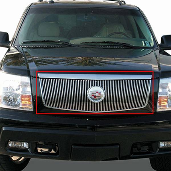 T-Rex 2002-2006 Cadillac Escalade Vertical Billet Main Grille Insert Polished 30183