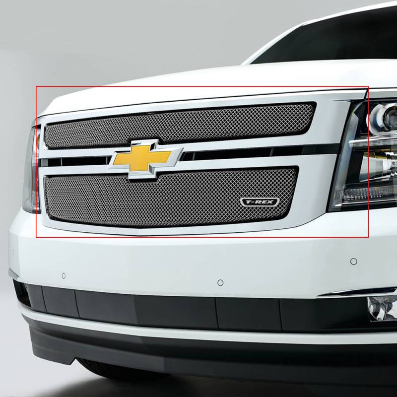 T-Rex 2015-2020 Chevrolet Suburban Tahoe Sport Series Formed Mesh Grille Overlay Polished 44055