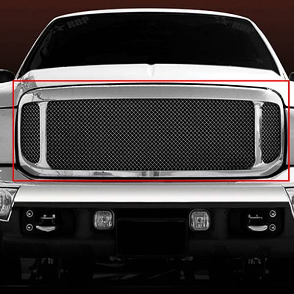 T-Rex 2000-2004 Ford Excursion 1994-2004 F250 F350 Super Duty Grille Assembly Chrome Shell 50571