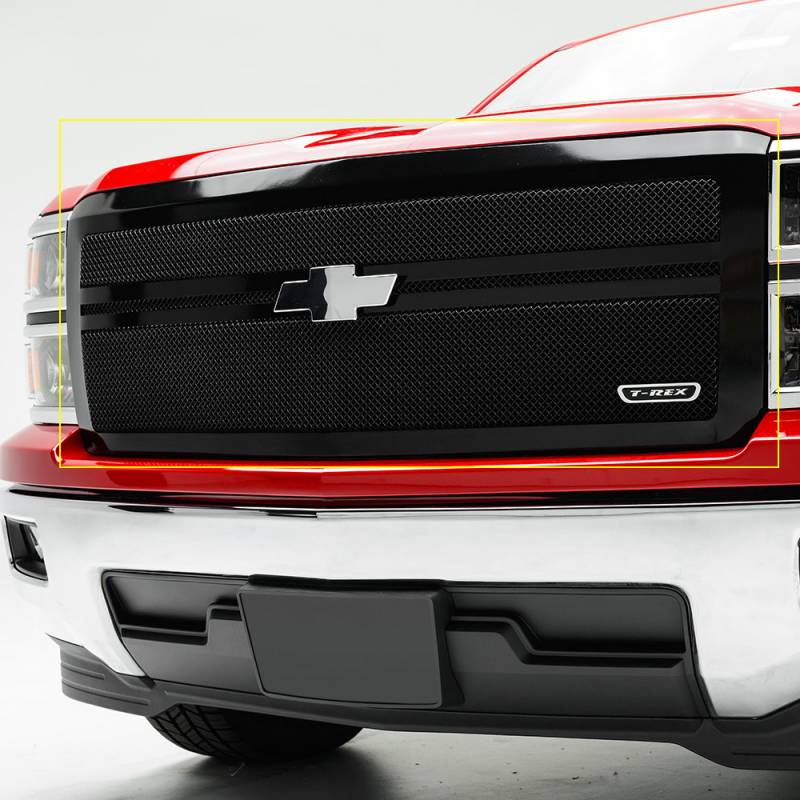 T-Rex 2014-2015 Chevrolet Silverado 1500 Upper Class Mesh Main Grille Black 51118