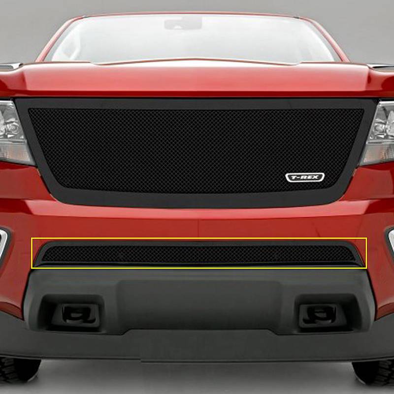T-Rex 2015-2020 Chevrolet Colorado Upper Class Bumper Grille Overlay 1 Pc Black 52267