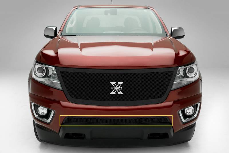 T-Rex 2015-2020 Chevrolet Colorado Upper Class Bumper Grille Overlay 1 Pc Black 52267