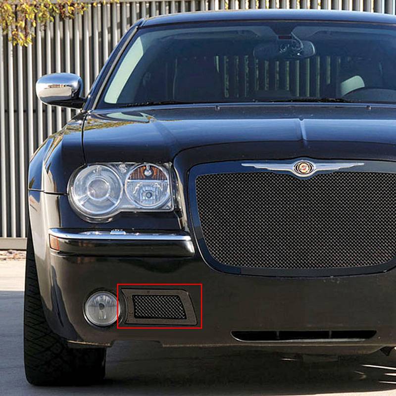 T-Rex 2005-2010 Chrysler 300C Upper Class Mesh Bumper Grille Overlay Black 52471