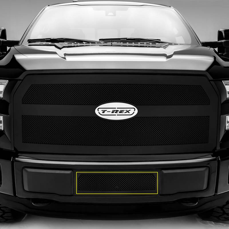 T-Rex 2015-2017 Ford F150 XLT Eco Boost Upper Class Formed Mesh Bumper Grille Insert Black 52573