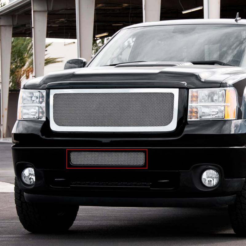 T-Rex 2011-2014 GMC Sierra 2500 3500 2011-2013 GMC Sierra Denali HD Upper Class Polished Stainless Bumper Mesh Grille Top Steel Bumper Opening (Mesh Only-No Frame) 55209