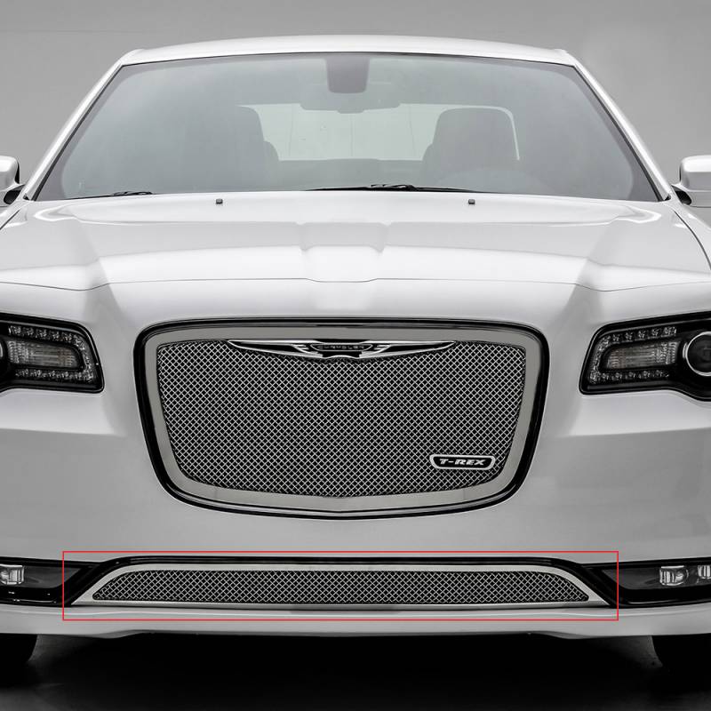 T-Rex 2015-2018 Chrysler 300 Upper Class Formed Mesh Bumper Grille Overlay 55436