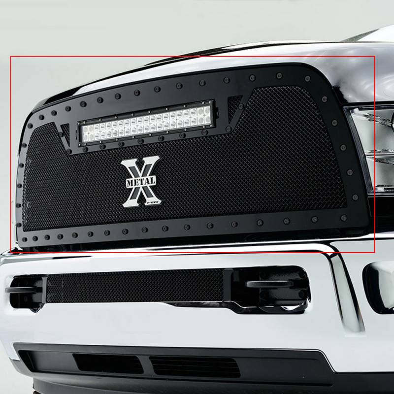 T-Rex 2013-2018 Dodge Ram 2500 3500 LED Light Grille Single 1-20" Light Bar 6314521-BR