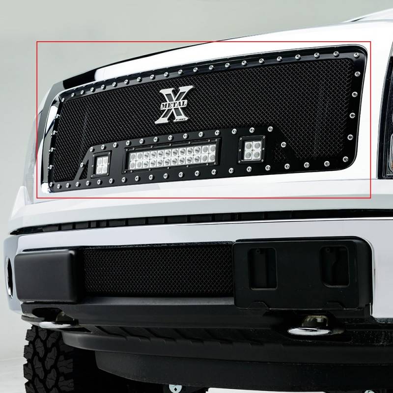 T-Rex 2013-2014 Ford F150 Formed Mesh Main Grille Insert 1 Pc Black 6315721