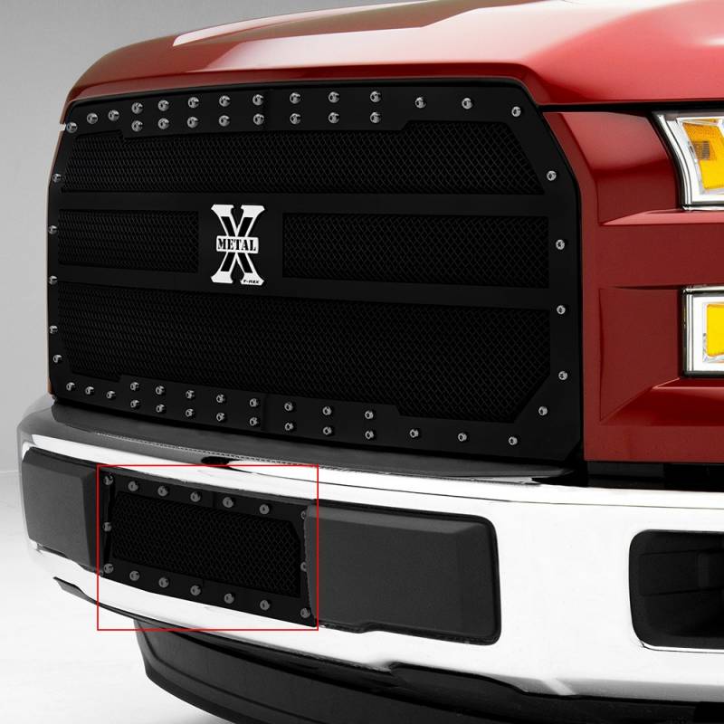 T-Rex 2015-2017 Ford F150 Eco Boost X-Metal Bumper Grille Insert Black 6725731
