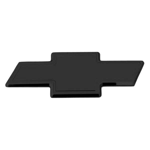 T-Rex 2007-2013 Chevrolet Silverado 1500 2007-2014 2500 3500 HD Billet Emblem Bowtie Rear Black With Border 19113B