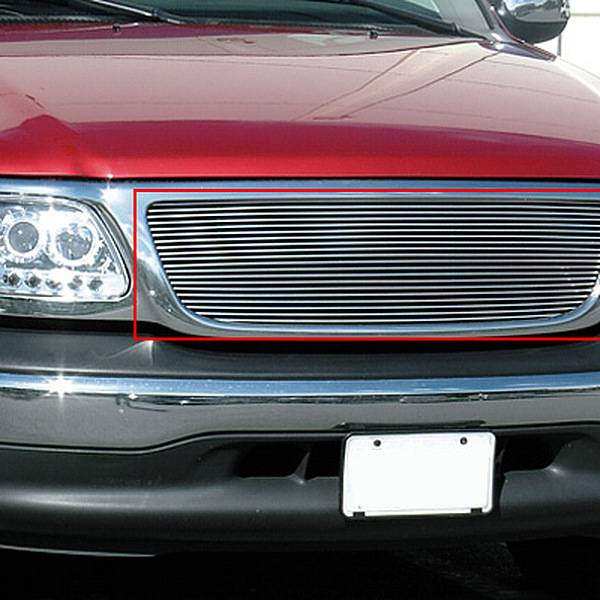 T-Rex 1997-2002 Ford Expedition 1997-1998 F150 F250 F350 Billet Grille Insert 17 Bars Polished 20560