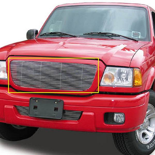 T-Rex 2004-2005 Ford Ranger Billet Grille Insert Polished 20660