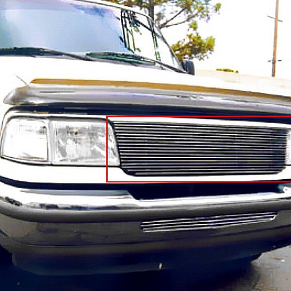 T-Rex 1993-1997 Ford Ranger Billet Grille Insert Replacement Polished 20675