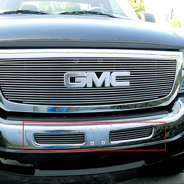 T-Rex 2003-2006 GMC Sierra Bumper Billet Grille Insert Bolt On Polished 25201