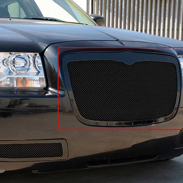 T-Rex 2005-2010 Chrysler 300 300C Upper Class Mesh Grille Replacement Black 51471
