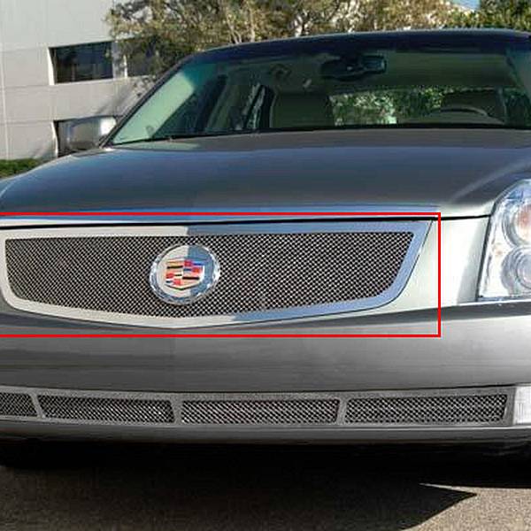 T-Rex 2006-2011 Cadillac DTS Upper Class Mesh Grille Replacement Polished 54188