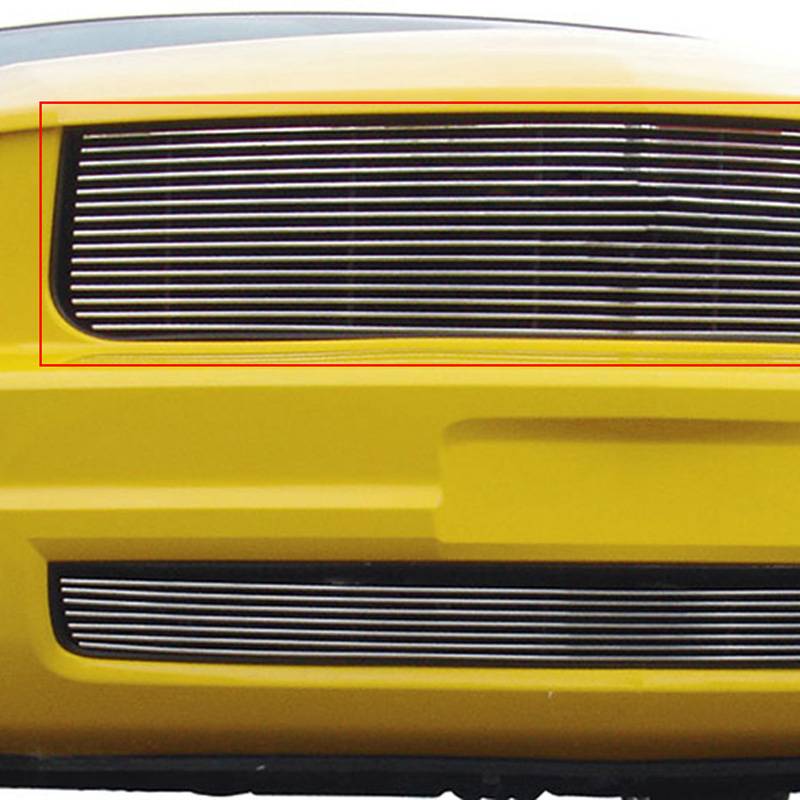 T-Rex 2005-2009 Ford Mustang V6 Billet Grille Insert Overlay Polished 20515